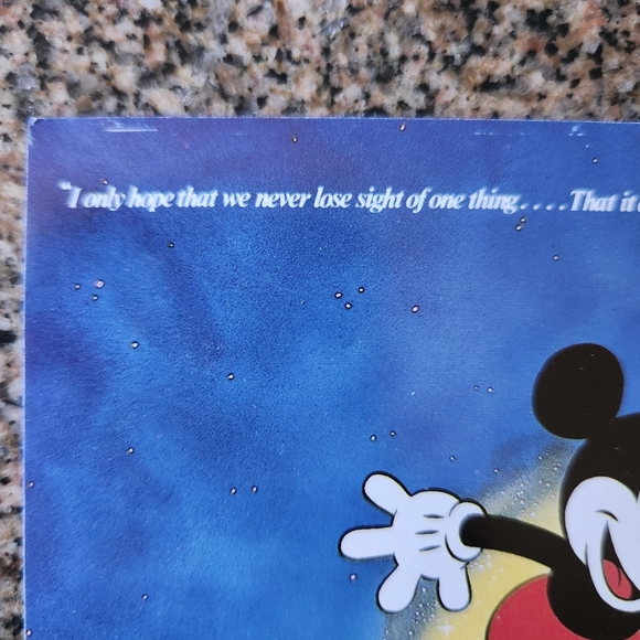 Vintage One Stop Posters 1986 Walt Disney Mickey "Evolution" & Friends Lot of 3 - Picture 3 of 16